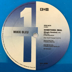 Mikki Bleu Something Real USED VINYL 12INCH 33 S RPM PROMO