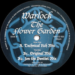 DJ Warlock The Flower Garden VINYL 12" USED