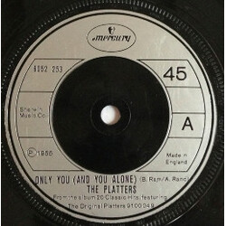 The Platters Only You (And You Alone) USED VINYL 7INCH 45 RPM REISSUE
