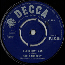 Chris Andrews (3) Yesterday Man USED VINYL 7INCH 45 RPM SINGLE