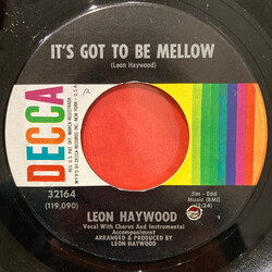 Leon Haywood It's Got To Be Mellow / Cornbread And Buttermilk USED VINYL 7INCH 45 RPM SINGLE