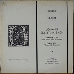 Johann Sebastian Bach Cantata No. 154 / Cantata No. 5 Vinyl LP USED