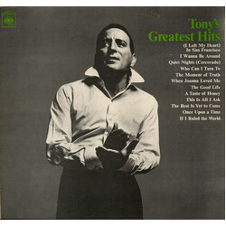 Tony Bennett Tony's Greatest Hits Vinyl LP USED