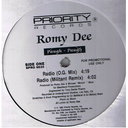Romy Dee Paugh Paugh USED VINYL 12INCH PROMO MAXI-SINGLE