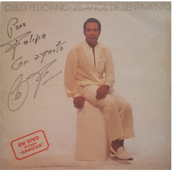 Cheo Feliciano 25 Años De Sentimiento Vinyl LP USED