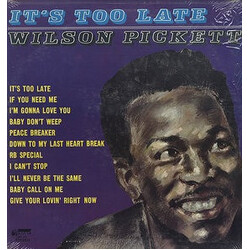 Wilson Pickett It's Too Late Vinyl LP USED