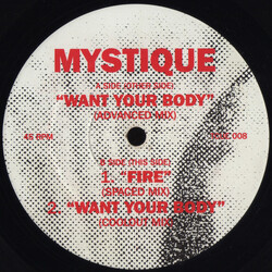 Mystique Want Your Body Vinyl 12" USED