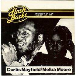 Curtis Mayfield / Melba Moore Move On Up / This Is It USED VINYL 7INCH 45 RPM