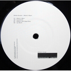 André Kronert Watch It Burn USED VINYL 12INCH 33 S RPM