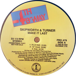 Skipworth & Turner Make It Last VINYL 12" USED