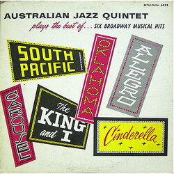 The Australian Jazz Quintet Plays The Best Of...Six Broadway Musical Hits Vinyl LP USED