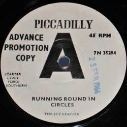The Ivy League Running Round In Circles Vinyl 7" USED