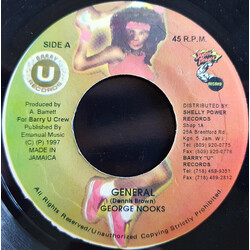 George Nooks General USED VINYL 7INCH 45 RPM