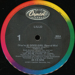 Lillo Thomas (You're A) Good Girl USED VINYL 12INCH 33 S RPM SINGLE