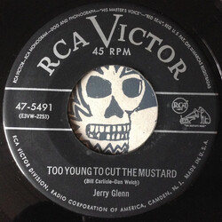 Jerry Glenn Too Young To Cut The Mustard USED VINYL 7INCH 45 RPM