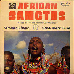 David Fanshawe / Allmänna Sången / Robert Sund African Sanctus Vinyl LP USED