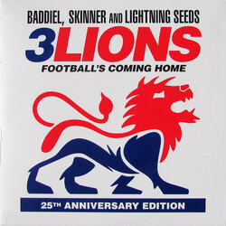 Baddiel & Skinner / Lightning Seeds 3Lions USED VINYL 7INCH 45 RPM SINGLE LIMITED EDITION NUMBERED STEREO