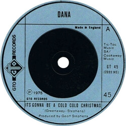 Dana (9) It's Gonna Be A Cold Cold Christmas USED VINYL 7INCH 45 RPM SINGLE