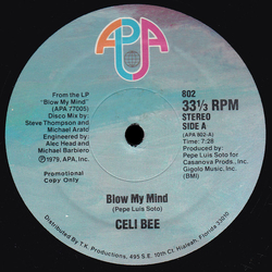 Celi Bee Blow My Mind / It's Love Vinyl 12" USED