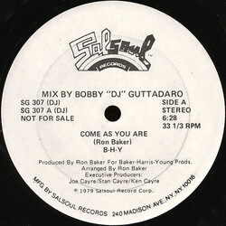 B-H-Y Come As You Are USED VINYL 12INCH 33 S RPM SINGLE PROMO STEREO