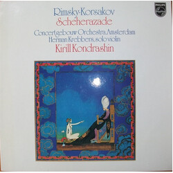 Nikolai Rimsky-Korsakov / Concertgebouworkest / Herman Krebbers / Kiril Kondrashin Scheherazade Vinyl LP USED