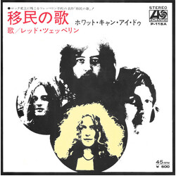 Led Zeppelin Immigrant Song / Hey, Hey, What Can I Do USED VINYL 7INCH 45 RPM SINGLE REISSUE STEREO