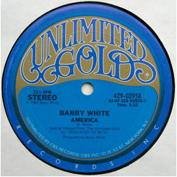Barry White America / Life Vinyl 12" USED