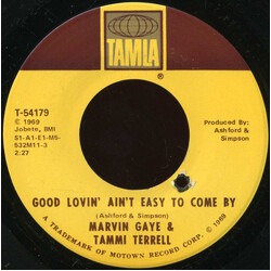 Marvin Gaye / Tammi Terrell Good Lovin' Ain't Easy To Come By USED VINYL 7INCH 45 RPM SINGLE