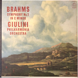 Johannes Brahms / Carlo Maria Giulini / Philharmonia Orchestra Symphony No. 1 In C Minor Vinyl LP USED