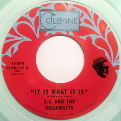 AJ & The Jiggawatts It Is What It Is USED VINYL 7INCH 45 RPM