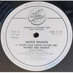 Jackie Wilson (Your Love Keeps Lifting Me) Higher And Higher USED VINYL 12INCH 45 RPM PROMO