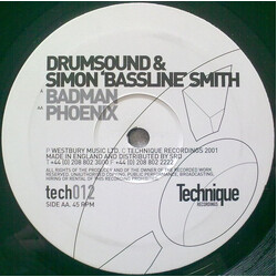 Drumsound & Simon "Bassline" Smith Badman / Phoenix VINYL 12" USED
