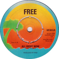 Free All Right Now / Wishing Well USED VINYL 7INCH 45 RPM SINGLE JUKEBOX