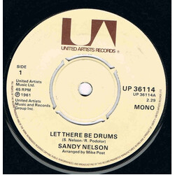 Sandy Nelson Let There Be Drums USED VINYL 7INCH 45 RPM MONO