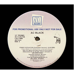 AC Black Funky Situation USED VINYL 12INCH PROMO
