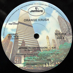 Orange Krush Action USED VINYL 12INCH 33 S RPM