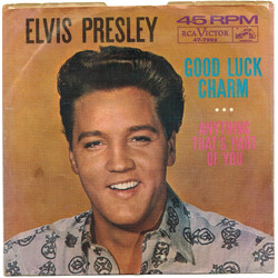 Elvis Presley Good Luck Charm / Anything That's Part Of You USED VINYL 7INCH 45 RPM SINGLE
