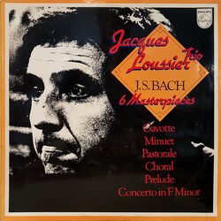 Jacques Loussier Trio / Johann Sebastian Bach 6 Masterpieces Vinyl LP USED