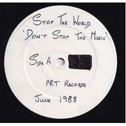 Joe Beckett / Stop The World Don't Stop The Music USED VINYL 12INCH WHITE LABEL