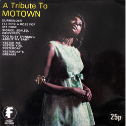 Unknown Artist A Tribute To Motown USED VINYL 7INCH 33 S RPM EP