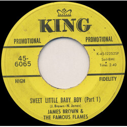 James Brown & The Famous Flames Sweet Little Baby Boy USED VINYL 7INCH 45 RPM PROMO