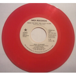 John Schneider When The Right One Comes Along USED VINYL 7INCH 45 RPM PROMO