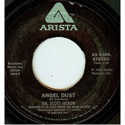 Gil Scott-Heron Angel Dust USED VINYL 7INCH 45 RPM SINGLE STYRENE STEREO