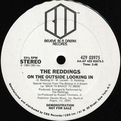 The Reddings On The Outside Looking In Vinyl 12" USED