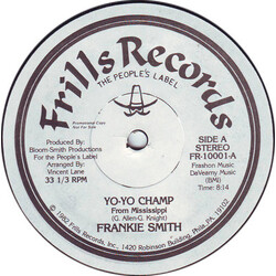 Frankie Smith Yo-Yo Champ (From Mississippi) VINYL 12" USED