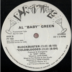 Al "Baby" Green Blockbuster / Coldblooded Vinyl 12" USED