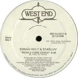 Ednah Holt / Starluv People Come Dance USED VINYL 12INCH 33 S RPM PROMO REMASTERED REPRESS STEREO