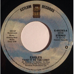 Eagles Take It To The Limit Vinyl 7" USED