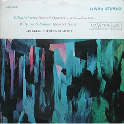 Elliott Carter / William Schuman / Juilliard String Quartet Second Quartet / Quartet No. 3 Vinyl LP USED