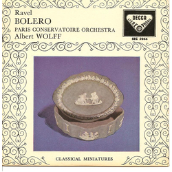 Maurice Ravel / Orchestre De La Société Des Concerts Du Conservatoire / Albert Wolff Bolero Vinyl 7" USED